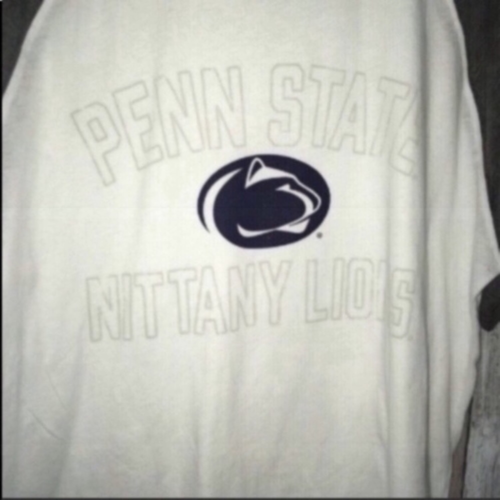 Penn State Nittany Lions Raglan Baseball Tee Men’s Medium 3/4 Sleeve NCAA Shirt - Picture 2 of 4